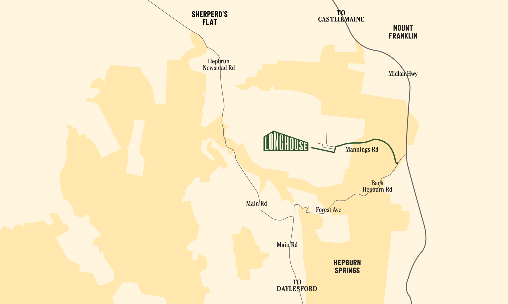 daylesford longhouse map